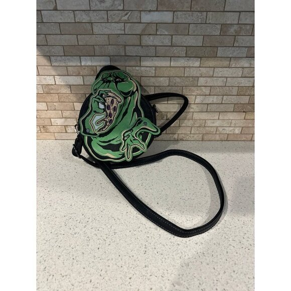 Universal Halloween Horror Nights 2024 Ghostbusters Slimer Cross Mini Backpack - Picture 1 of 4